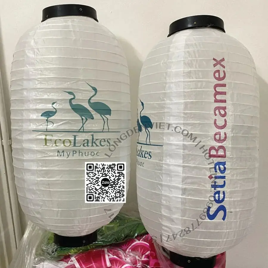 Đèn kiểu Nhật Bản hoạ tiết MS16 — đèn lồng thủ công Việt Nam | LongDenViet