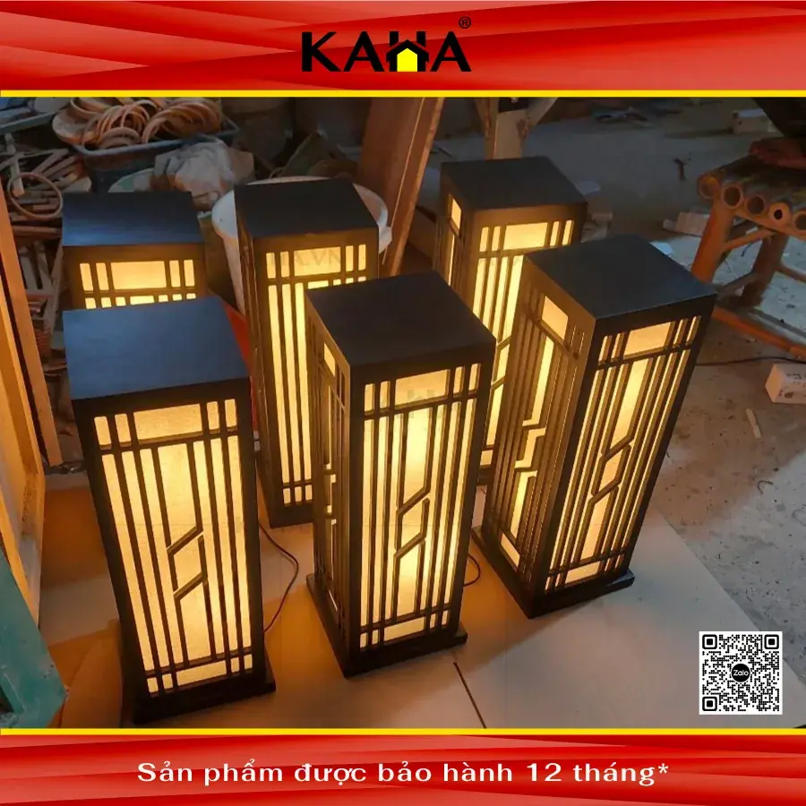 Đèn Gỗ Nhật Bản KAHA0031 — đèn lồng thủ công Việt Nam | LongDenViet