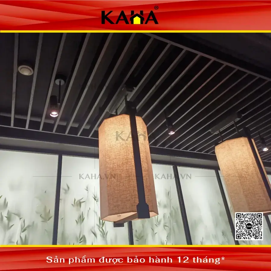 Đèn Gỗ Thả Trần KAHA0077 — đèn lồng thủ công Việt Nam | LongDenViet