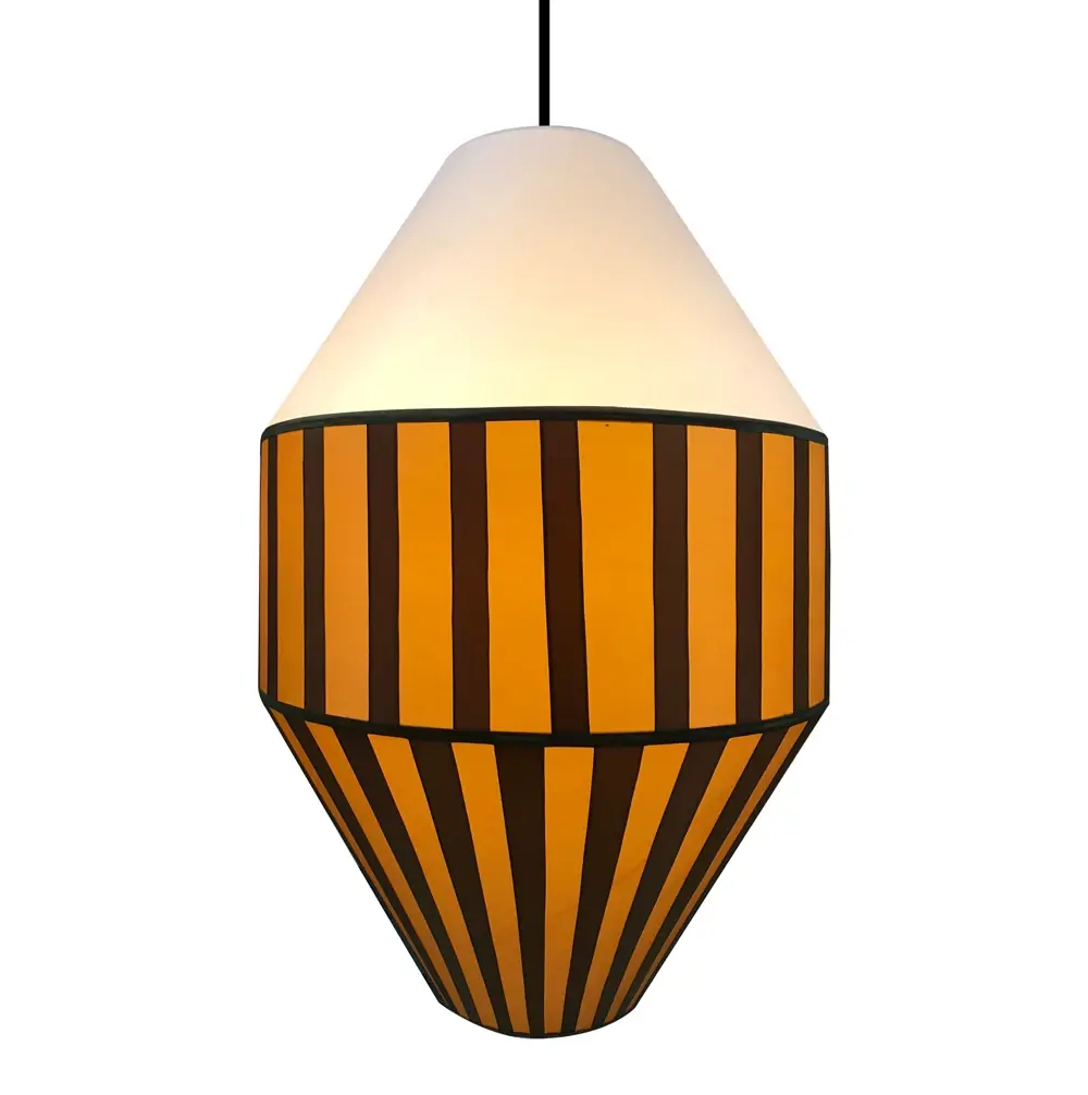 Đèn vải tú cầu dán mica KH-DTR025 — đèn quán cafe Việt Nam | LongDenViet