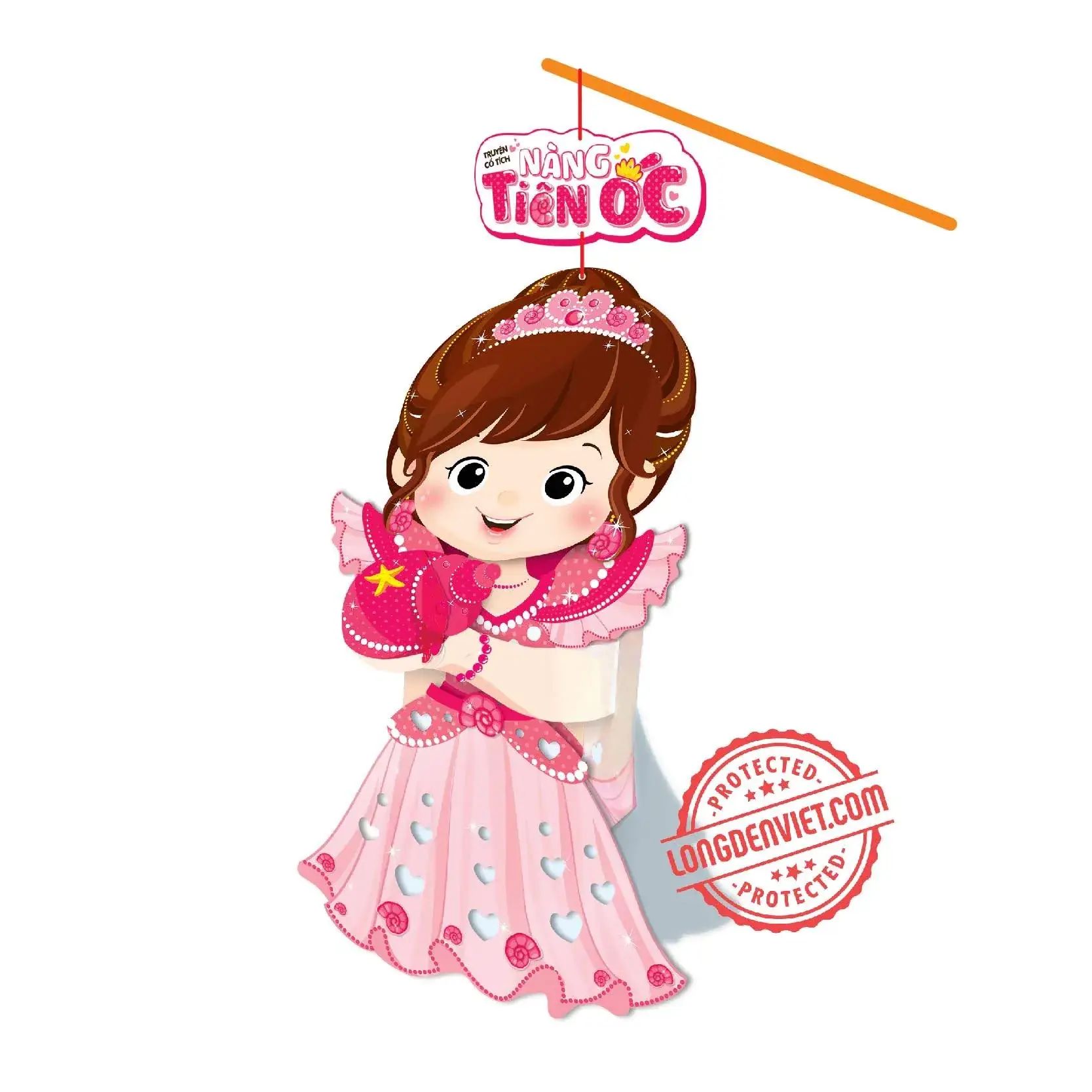 Lồng đèn Nàng tiên Ốc — đèn lồng thủ công Việt Nam | LongDenViet