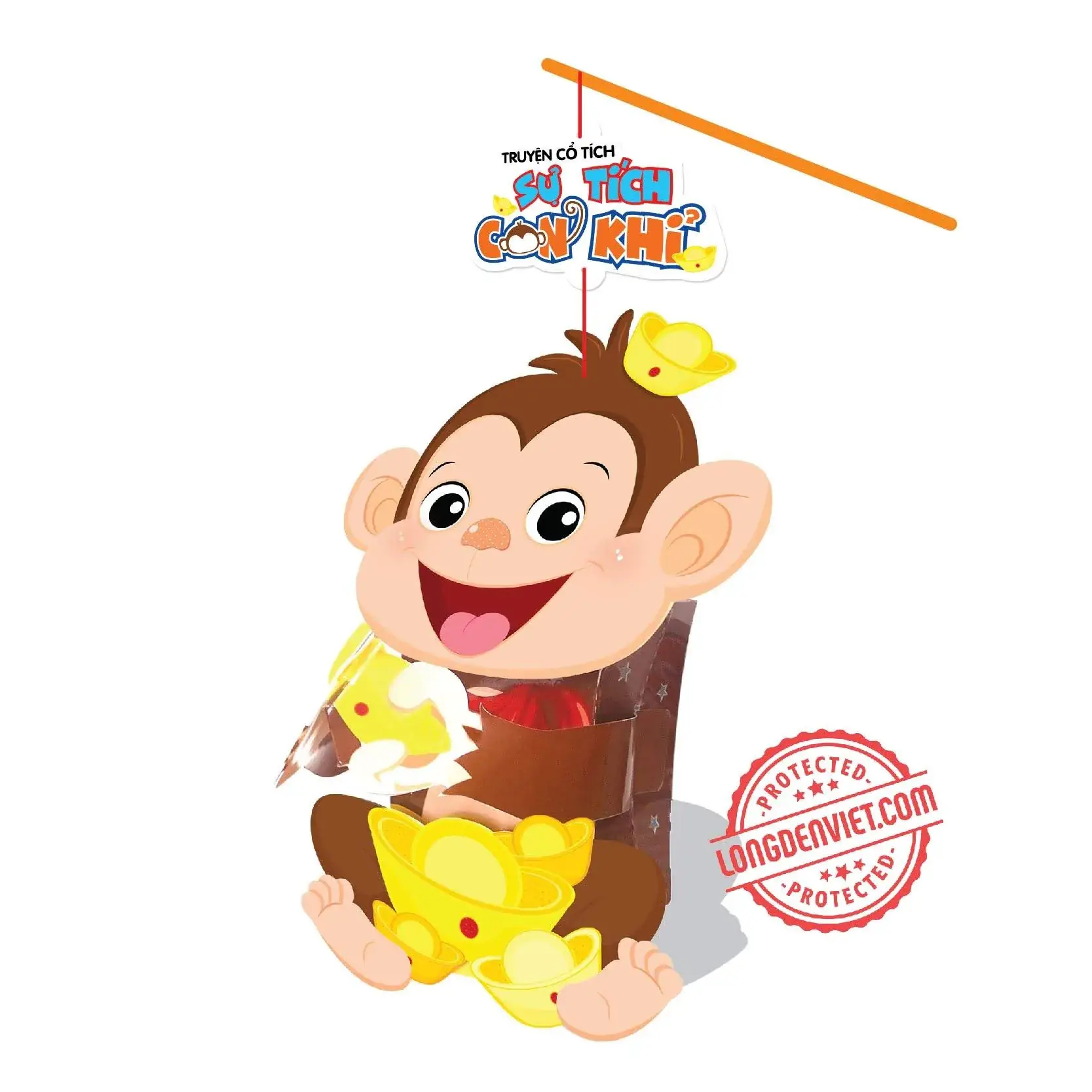 Lồng đèn sự tích Con khỉ — đèn lồng thủ công Việt Nam | LongDenViet