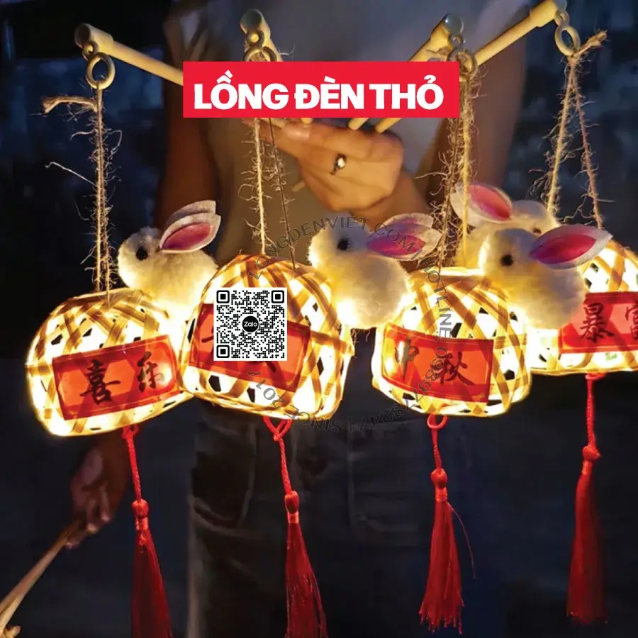 Lồng đèn Thỏ 2024 — đèn lồng thủ công Việt Nam | LongDenViet