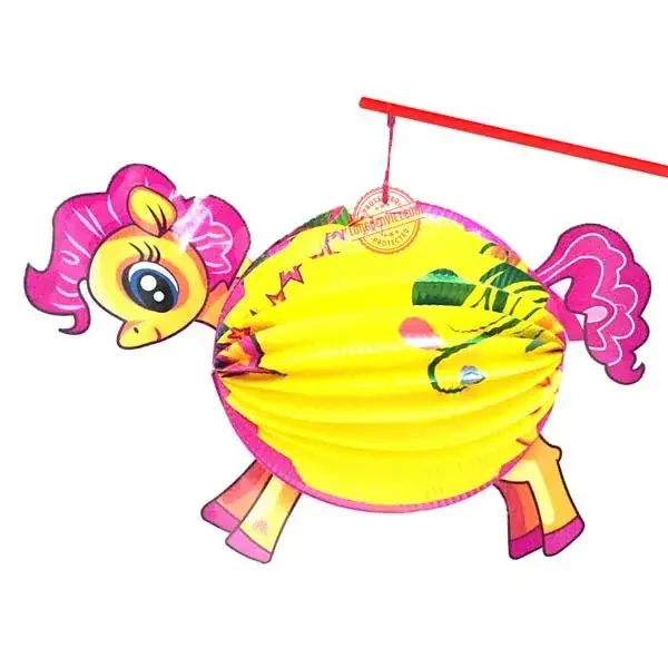 Lồng đèn Pony vàng — đèn trung thu Việt Nam | LongDenViet