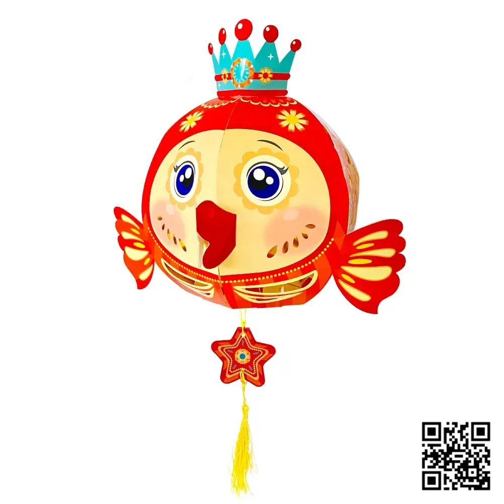 Đèn Trung Thu Cá Vui Vẻ — đèn vải cao cấp Việt Nam | LongDenViet