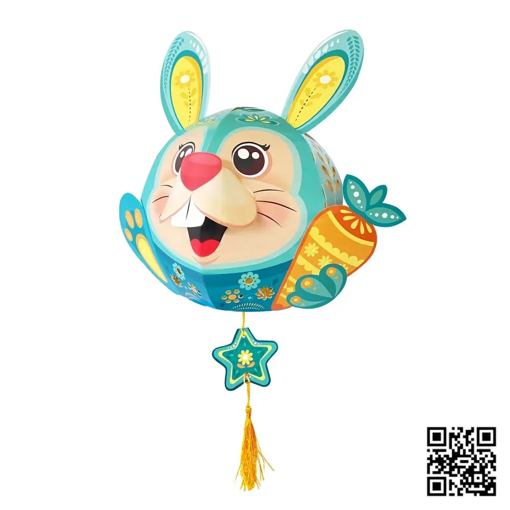 Đèn Trung Thu Thỏ Yêu Thương — đèn vải cao cấp Việt Nam | LongDenViet