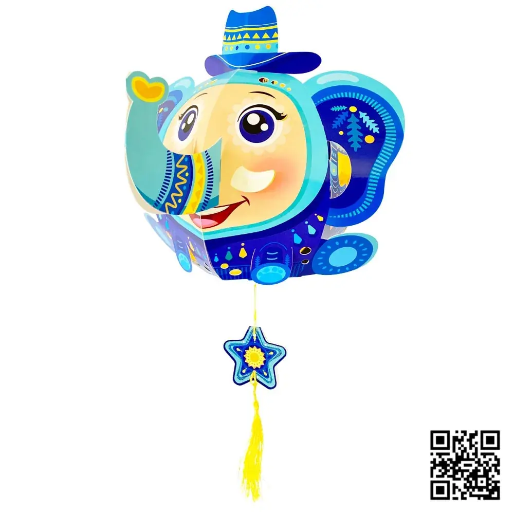 Đèn Trung Thu Voi Thông Thái — đèn vải cao cấp Việt Nam | LongDenViet