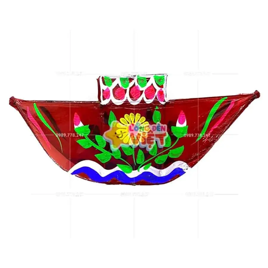 Đèn Giấy Kiếng Hình Thuyền — đèn trung thu Việt Nam | LongDenViet