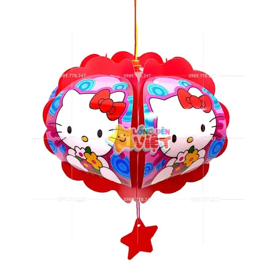 Lồng đèn nhựa Kitty Cute — đèn lồng thủ công Việt Nam | LongDenViet