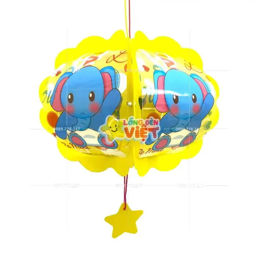 Lồng đèn nhựa Voi con — đèn lồng thủ công Việt Nam | LongDenViet