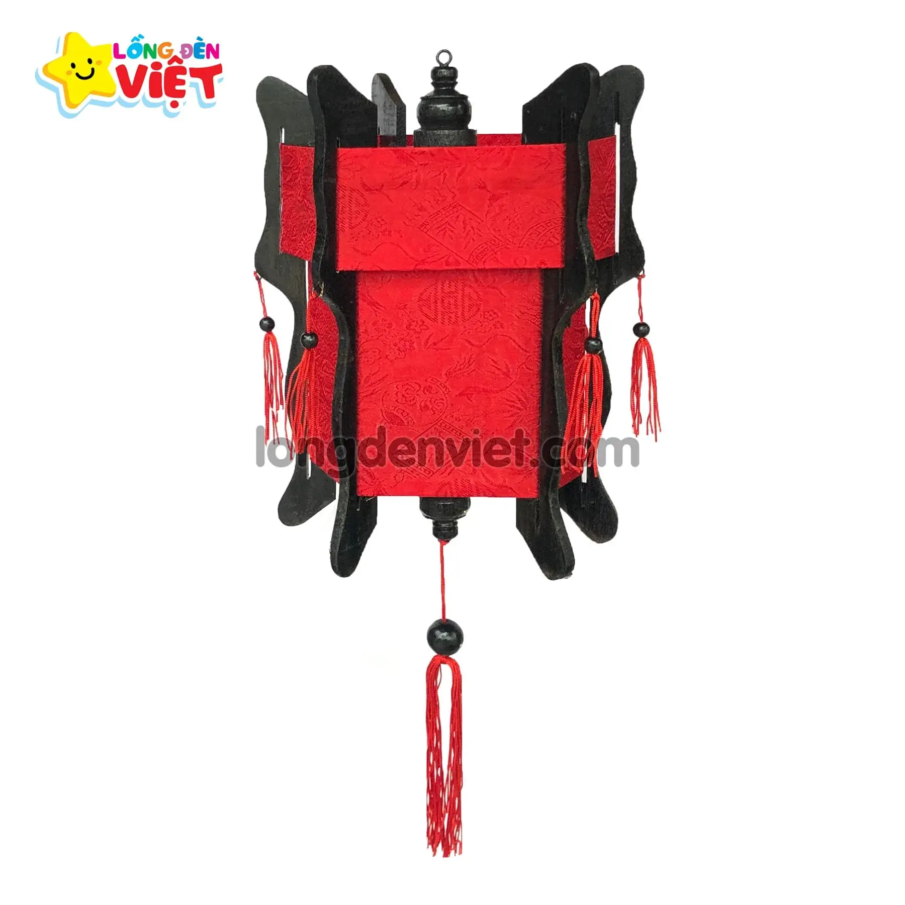 Lồng đèn Gỗ lục giác — đèn lồng gỗ Việt Nam | LongDenViet