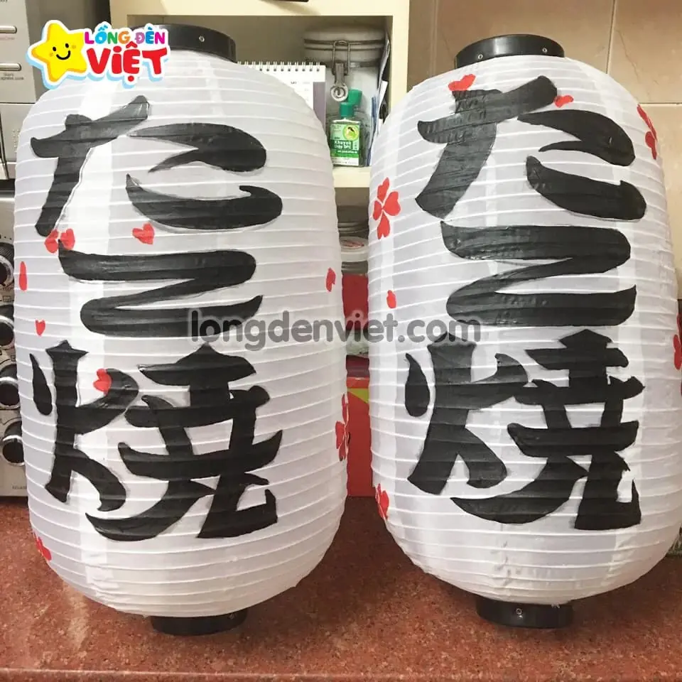 Lồng đèn kiểu nhật Vẽ chữ Takoyaki V11 — đèn khách sạn Việt Nam | LongDenViet