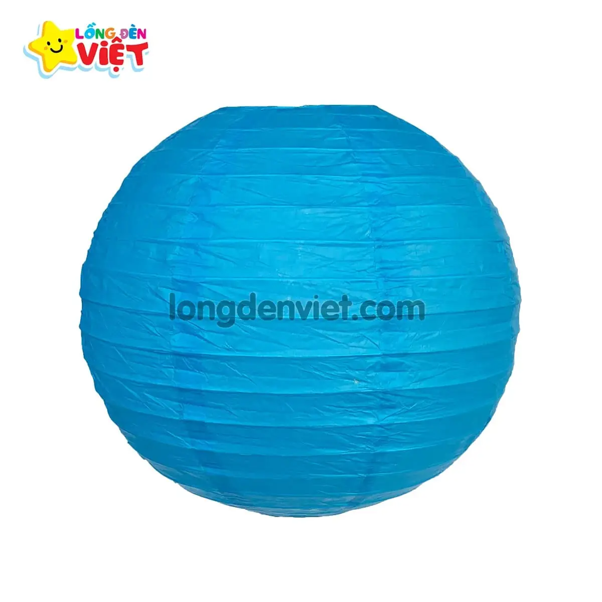 Lồng đèn giấy tròn Xanh da trời — đèn khách sạn Việt Nam | LongDenViet