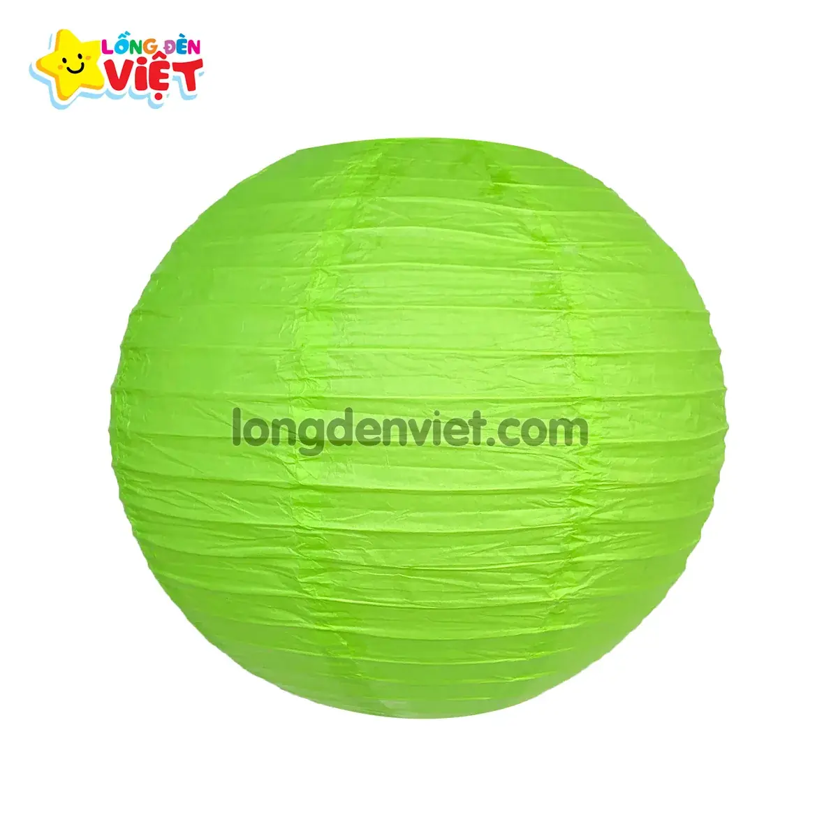 Lồng đèn giấy tròn Xanh lá — đèn khách sạn Việt Nam | LongDenViet