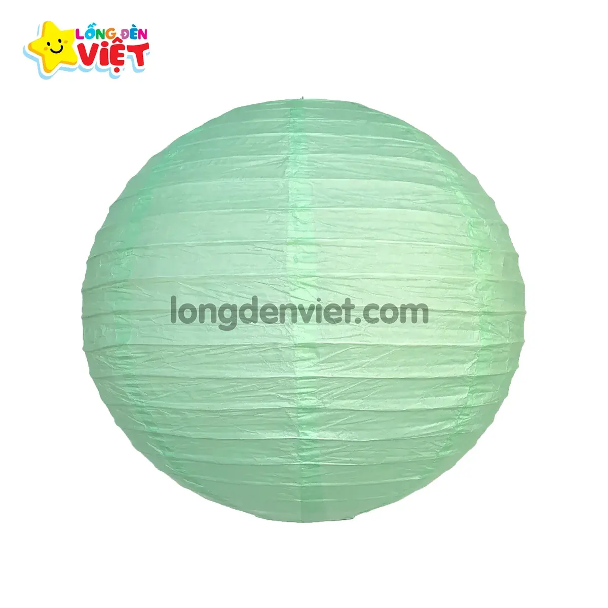 Lồng đèn giấy tròn Xanh ngọc — đèn khách sạn Việt Nam | LongDenViet